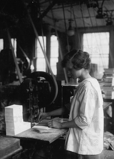 Stamping labels. Boston Index Card Co.,  1917