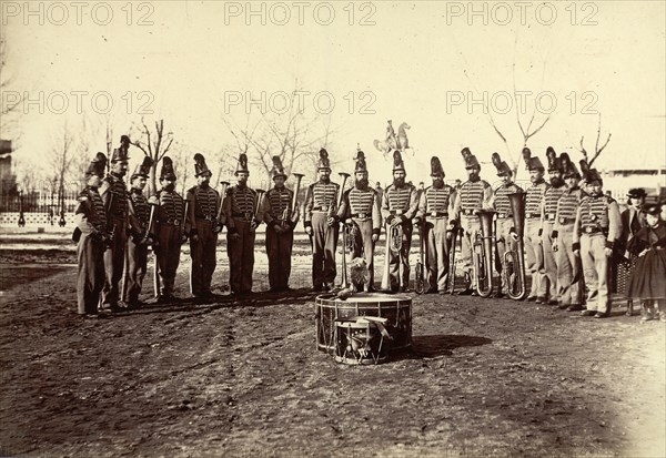 Band of 9th Veteran Reserve Corps, Washington, D.C., April, 1865 1865