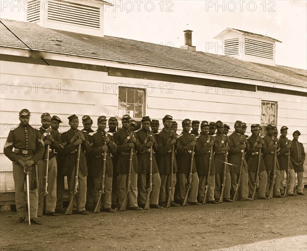 District of Columbia. Company E, 4th U.S. Colored Infantry, at Fort Lincoln 1865