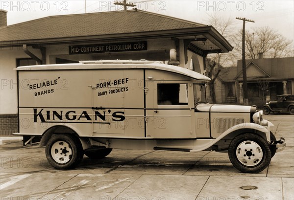 Kingan's "Reliable" Pork-Beef Dairy Products Delivery Truck