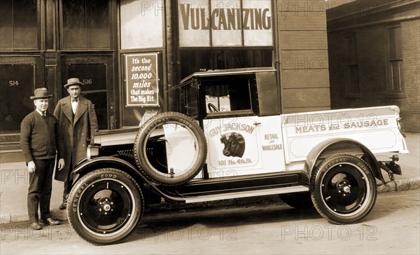 Guy Jackson, Retail and Wholesale, Meats and Sausage Delivery Truck