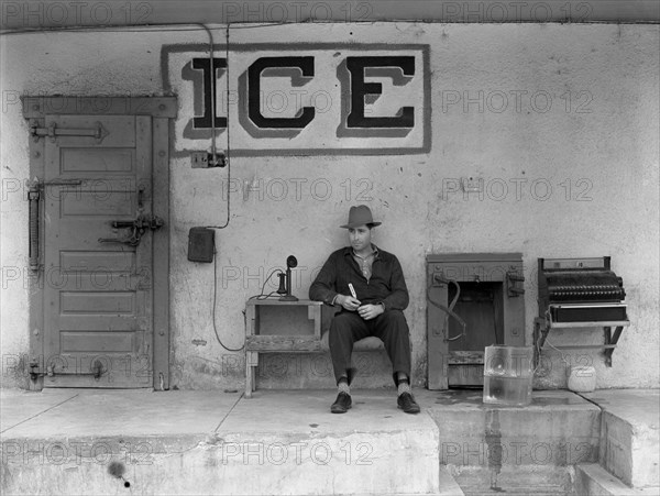 Waiting for a Phone Call for an Ice Delivery 1915