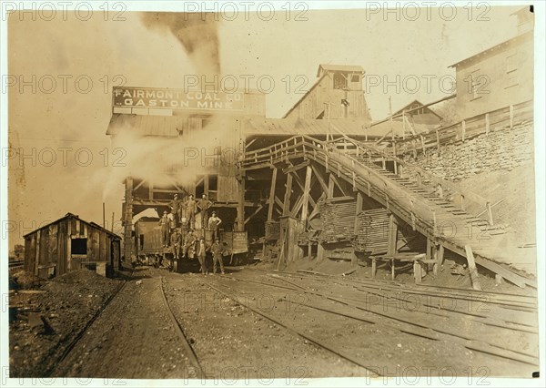 A tipple, Gaston mine. 1908