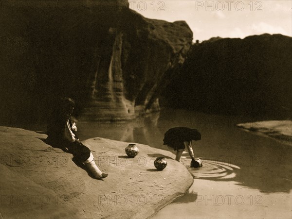 At the old well of Acoma 1904