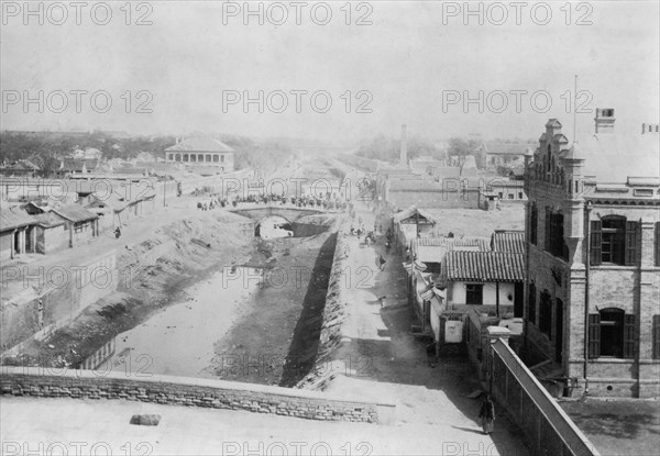 Peking. Legation quarter, British, Russian & Japanese  1900