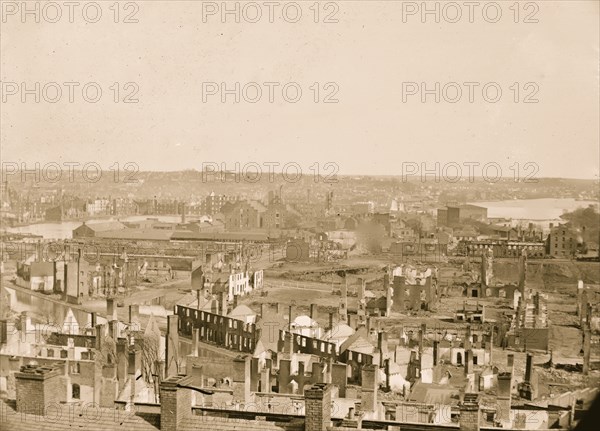 Aerial View of the Confederate Capital at Richmond 1865