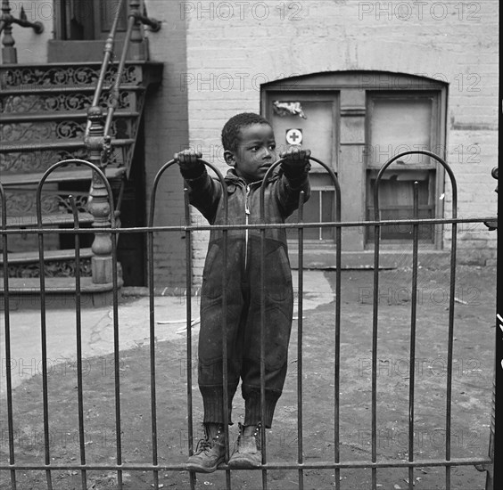 African American  boy in the King's Court section 1943