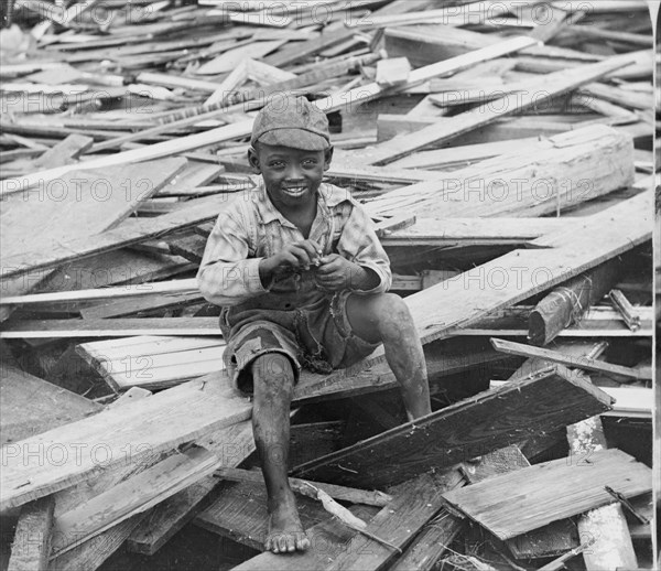 Alive After the Galveston Hurricane 1900