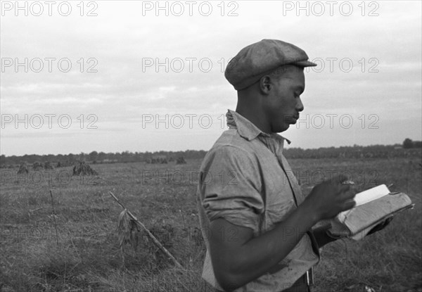 African American Cotton checker, Pulaski County, Arkansas 1935