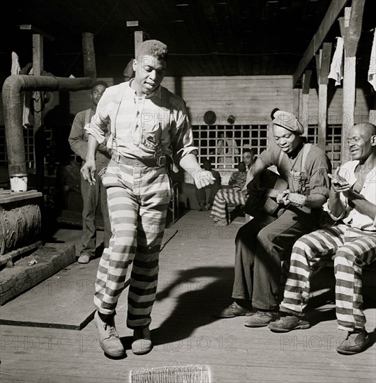 African American In the convict camp in Greene County, Georgia 1941