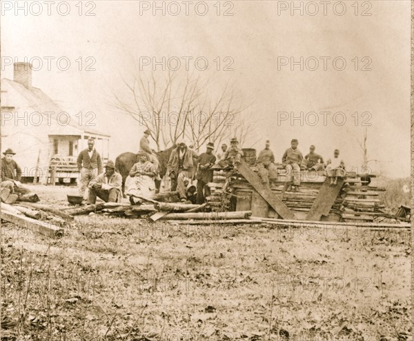 Aiken's House, James River, Va. 1863