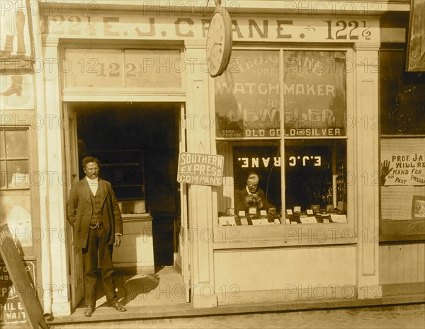 African American Watchmaker & Jewelers store  1900