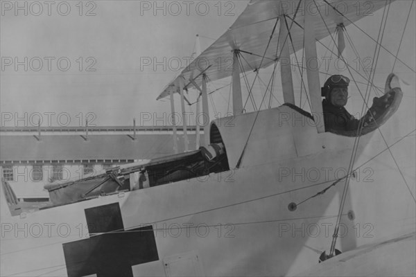 Airplane Ambulance with Stretcher 1918