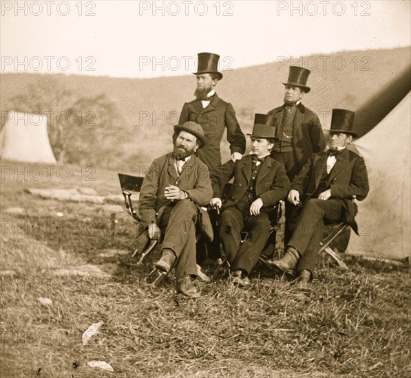 Maj. Allan Pinkerton, Secret Service Department and friends 1863