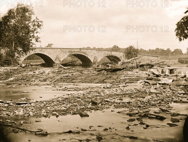 Antietam, Md. Antietam Bridge on the Sharpsburg-Boonsboro Turnpike 1862