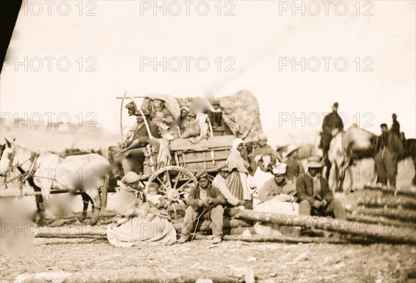 Arrival of Black Family Contrabands 1863