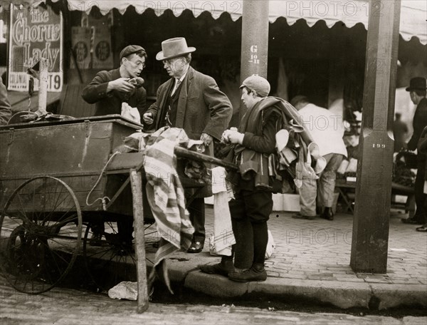 A Typical Errand Boy Minding Another Boy's Business 1909