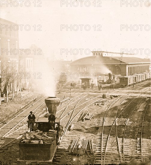 Atlanta, Georgia. Railroad yards 1864