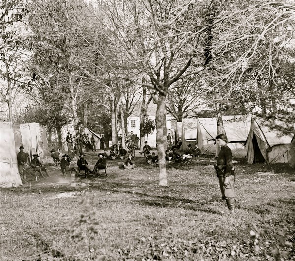 Auburn, Virginia. Evening music at General Alfred Pleasonton's headquarters 1863