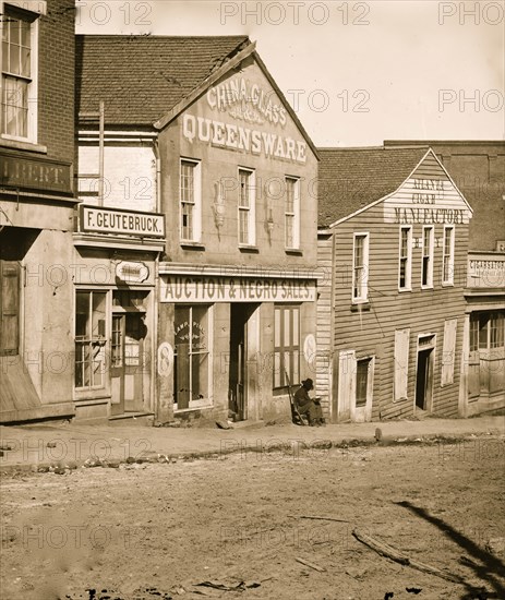 Auction & Black Sales, Whitehall Street 1864