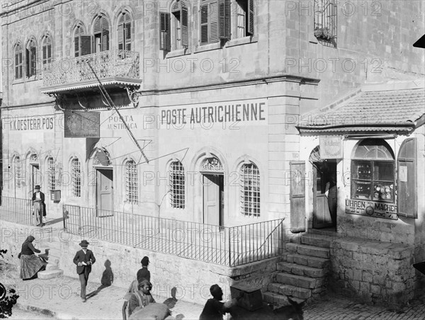 Austrian Post Office in Jerusalem 1905