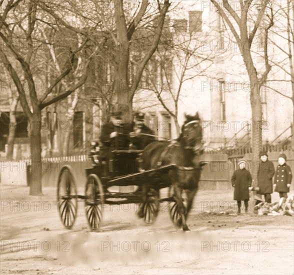 Baltimore fire, 1904] Chief Belt breaks all records from Camden Station to scene of fire at Balto. 1904