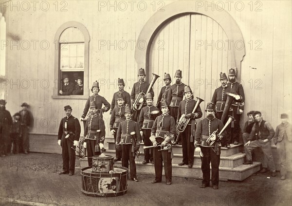 Band of 10th Veteran Reserve Corps, Washington, D.C., April, 1865 1865