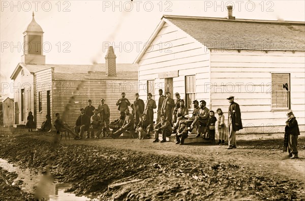 Band Quarters of 9th or 10th Veteran Reserve Corp. Wash. D.C., April 1865. 1865