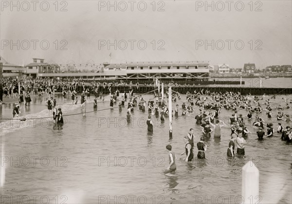 Bathing at Brighton Beach, Brooklyn