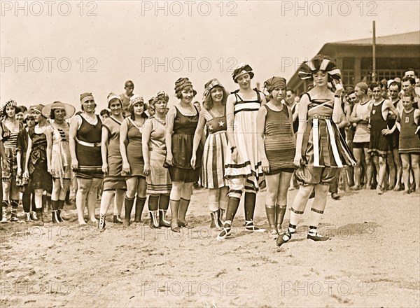 Bathing Beach Parade 1919