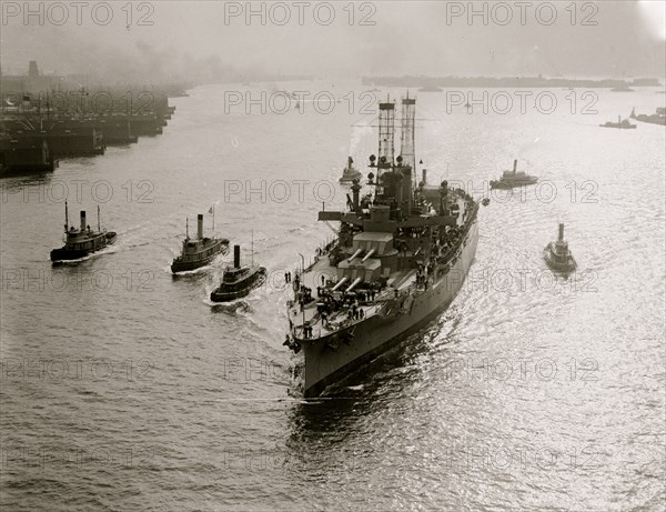 WYOMING from Brooklyn Bridge 1912