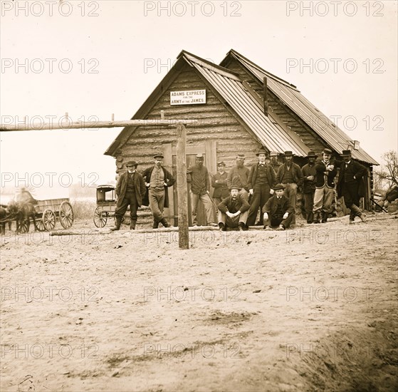 Bermuda Hundred, Va. Adams Express office, Army of the James 1864