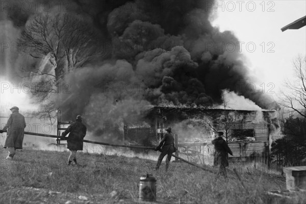 Blaze at Camp Leech 1921