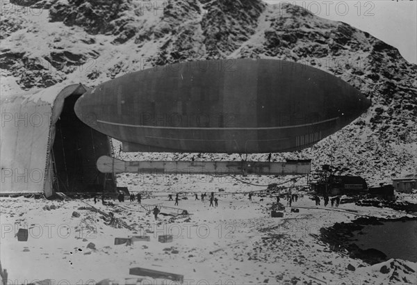 Blimp-Wellman air ship, Spitzbergen