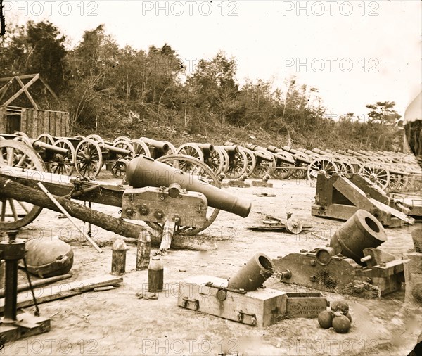 Broadway Landing, Appomattox River, Virginia. Ordnance 1863