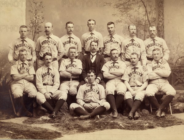 Brooklyn base ball team, 1889 1889