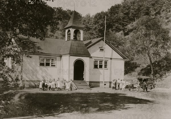 Buckeye Graded School, - typical two-room consolidated school in Pocahontas Co. 1921