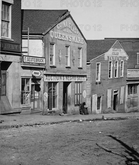 Auction & Black Sales, Whitehall Street 1864