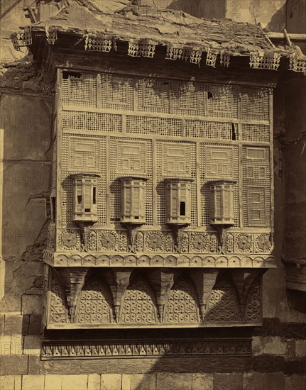 Cairo - old house and Masharabieh 1865