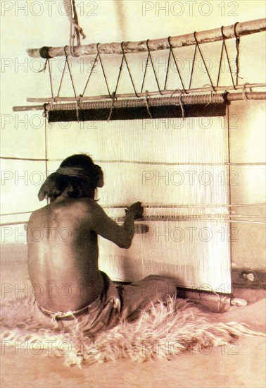 Hopi Weaver - Walpi 1914