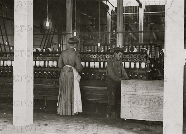 Catawba Cotton Mill, Newton, N.C. Doffer and spooler. 1908