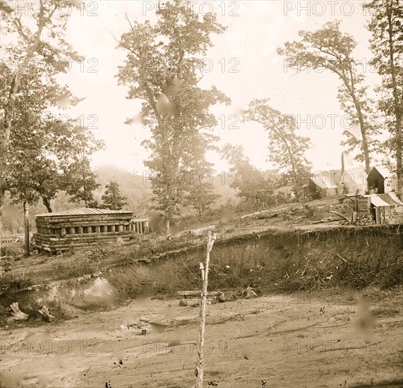 Chattanooga, Tenn., vicinity. Blockhouse on the Nashville & Chattanooga Railroad 1863