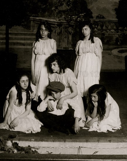 Children of the Shadow. Miss Mackay's Pageant Children of Sunshine and Shadow as presented at Washington Irving High School. 1916