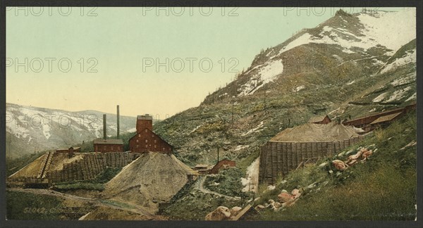 Colorado. Aspen silver mines 1900