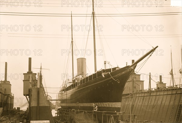 Corsair in dock