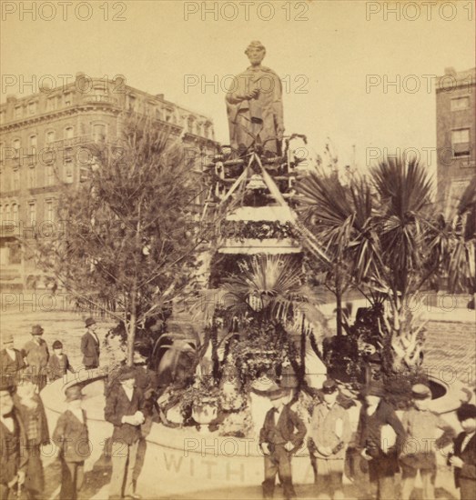 Lincoln Monument, Union Square, Decoration Day, 1876 1876