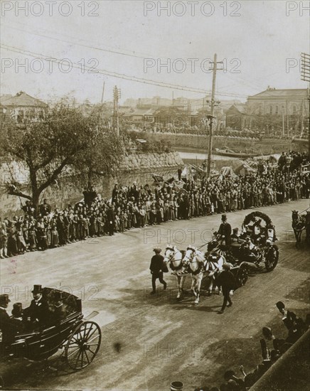 Japanese Victorious Admiral Togo is Celebrated with his Defeat of the Russians 1905