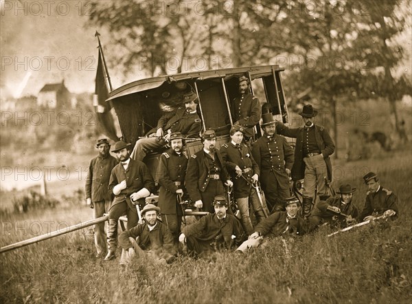 Culpeper, Va. Gen Robert O. Tyler and staff of the Artillery Reserve 1863