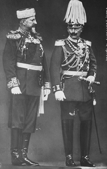 Czar Ferdinand of Bulgaria & Kaiser Wilhelm