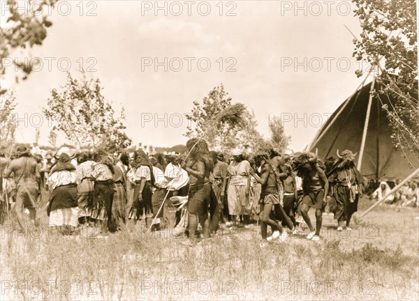 Buffalo Society, animal dance--Cheyenne 1927